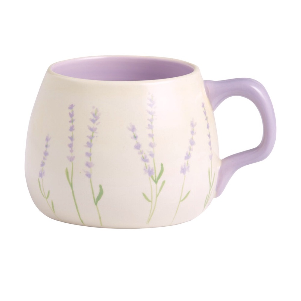 Pastel Floral Hand Painted Ceramic Mug